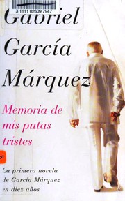 Cover of Memoria de mis putas tristes by Gabriel García Márquez