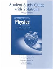 Front cover of Student Study Guide (Reprint)  to accompany Contemporary College Physics by Edwin R. Jones