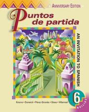 Cover of Puntos de partida (Student Edition + Listening Comprehension Audiocassette) by Marty Knorre