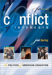 Front cover of Conflict of interests by Joel H. Spring