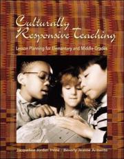 Front cover of Culturally responsive teaching by Jacqueline Jordan Irvine