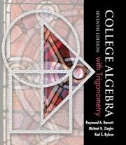 Front cover of Mandatory Package College Algebra with Trigonometry with Smart CD (Windows) by Raymond A. Barnett