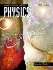 Front cover of Contemporary College Physics, Third Edition, 2001 Update w/ updated CD-ROM by Edwin R. Jones