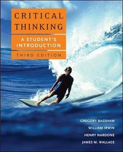 Cover of Critical Thinking by Gregory Bassham