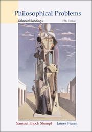 Cover of Philosophical problems by Samuel Enoch Stumpf