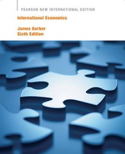 Cover of International Economics Pearson New International Edition, plus MyEconLab without eText by James Gerber