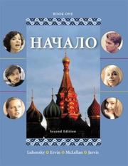Front cover of Nachalo Book 1 (Student Text + Listening Comprehension Cassette) by Sophia Lubensky
