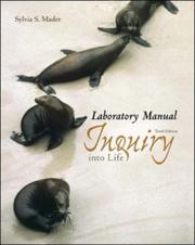 Front cover of Laboratory Manual to accompany Inquiry Into Life by Sylvia S. Mader