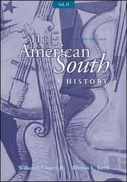 Front cover of The American South by William J. Cooper