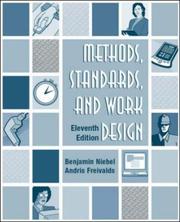 Cover of Methods, Standards, & Work Design by Benjamin Niebel