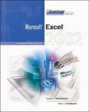 Front cover of Microsoft Excel 2002 by Sarah Hutchinson-Clifford