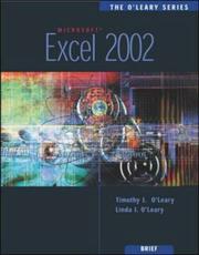 Cover of Microsoft Excel 2002 by Timothy J. O'Leary
