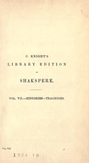 Front cover of The Comedies, Histories, Tragedies and Poems of William Shakspeare (King Henry VIII / Romeo and Juliet) by William Shakespeare