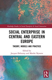 Front cover of Social Enterprise in Central and Eastern Europe by Jacques Defourny