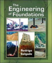 Front cover of The Engineering of Foundations by Rodrigo Salgado
