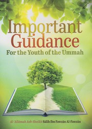 Front cover of Important Guidance For The Youth of the Ummah by Salih Al-Fawzan 