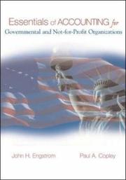 Front cover of Essentials of Accounting for Governmental and Not-for-Profit Organizations by John Engstrom