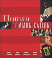 Front cover of Human Communication with Free Student CD-ROM and PowerWeb by Judy C. Pearson