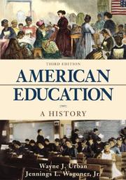Front cover of American Education by Wayne J. Urban