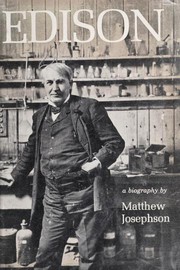 Front cover of Edison a Biography by Josephson, Matthew