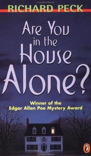 Front cover of Are You in the House Alone? by Richard Peck