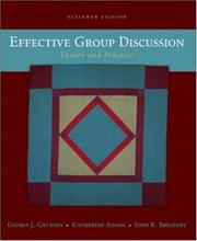 Cover of Effective Group Discussion by Gloria J. Galanes