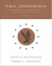 Cover of Public Administration by David H. Rosenbloom