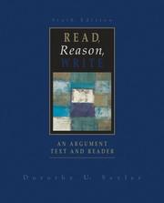 Front cover of Read, Reason, Write with APA Update and PowerSite by Dorothy U. Seyler