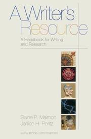 Cover of A Writer's Resource CD-ROM version by Elaine Maimon