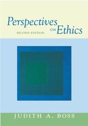 Cover of Perspectives on Ethics with Free Ethics PowerWeb by Judith Boss