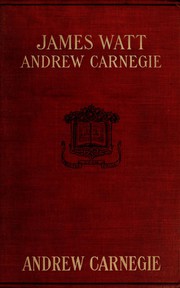 Cover of James Watt by Andrew Carnegie