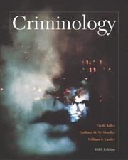 Cover of Criminology with Making the Grade Student CD-ROM and PowerWeb by Freda Adler