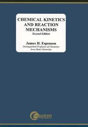 Front cover of Chemical Kinetics and Reaction Mechanisms by James H. Espenson
