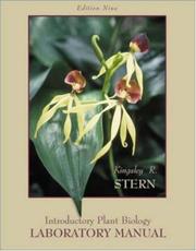 Cover of Laboratory Manual to accompany Introductory Plant Biology by Kingsley R. Stern