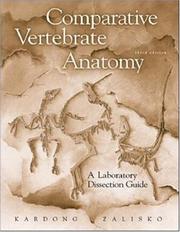 Cover of Comparative vertebrate anatomy by Kenneth V. Kardong