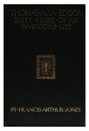 Front cover of Thomas Alva Edison, an intimate record by Francis Arthur Jones