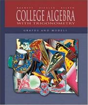 Front cover of Mandatory Package:  College Algebra with Trigonometry by Raymond A. Barnett