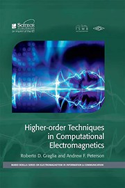Cover of Higher-Order Techniques in Computational Electromagnetics by Roberto D. Graglia