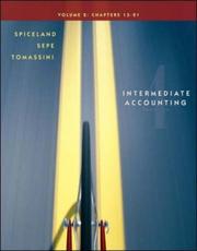 Front cover of Intermediate Accounting, Volume 2 (ch.13-21) by J. David Spiceland
