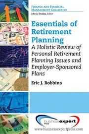Cover of Essentials of Retirement Planning by Eric J. Robbins
