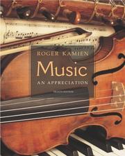 Cover of Music by Unknown