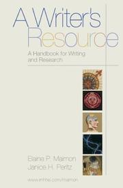 Cover of A Writer's Resource by Elaine Maimon