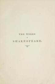 Front cover of The Works of William Shakespeare (Comedy of Errors / King Henry VI. Part 1 / Love's Labour's Lost / Romeo and Juliet / Two Gentlemen of Verona) by William Shakespeare