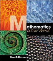 Front cover of Mathematics in Our World by Allan G. Bluman