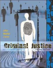 Cover of Criminal justice : an introduction by Freda Adler