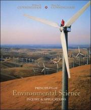 Front cover of Principles of environmental science by William P. Cunningham