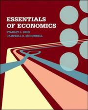 Front cover of Essentials of economics by Stanley L. Brue
