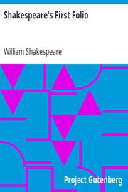 Cover of Shakespeare's First Folio (35 plays) by William Shakespeare