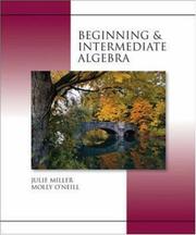 Front cover of Beginning and Intermediate Algebra by Julie Miller