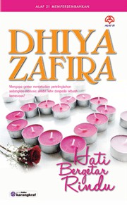 Front cover of Hati Bergetar Rindu by Dhiya Zafira